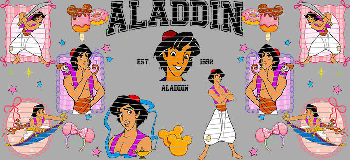 16oz Disney style-D-1164